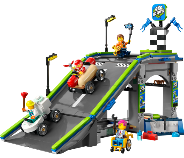 LEGO City 60460 Tor wyścigowy z rampą - 1298089 - zdjęcie 2